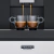 cafeteira de embutir - linha professional - inox e vidro preto - 60 cm - 220v - tecno - loja online
