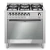 fogão new maxima 5q - forno elétrico 102l - inox - 90 cm - 220v lofra