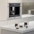 cafeteira de embutir - linha professional - inox e vidro preto - 60 cm - 220v - tecno - comprar online