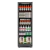 frigobar nero argento beverage cooler sub-zero - 425 litros - porta preta acetinada e vidro - 60cm - 220v - elanto - comprar online