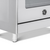 Imagem do fogão master 5q - forno elétrico 142l - inox - 90 cm - 220v - bertazzoni