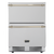 gaveta refrigerada com freezer, totalmente em inox 304, outdoor, 135 litros, 220v, vintage - UD House