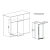 frigobar nero argento beverage cooler sub-zero - 425 litros - porta preta acetinada e vidro - 60cm - 220v - elanto