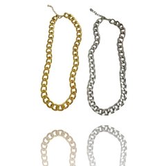 Colar Corrente Cromada