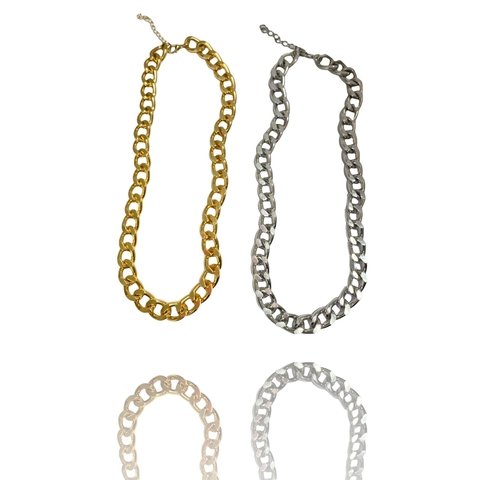 Colar Corrente Cromada