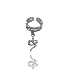 Anel com mini cobra