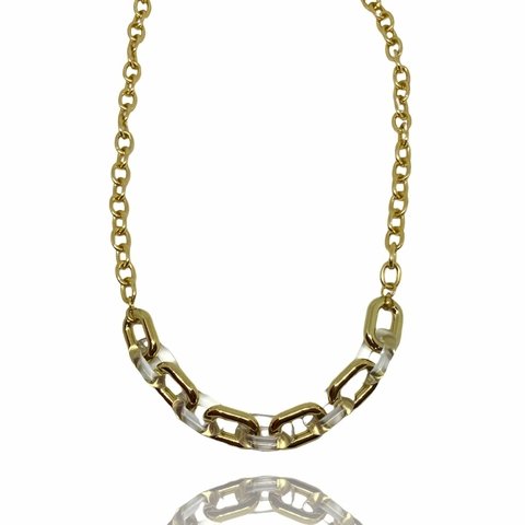 Colar Elos transparent