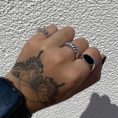 Anel Black stone - comprar online