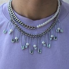 Colar double pearl na internet