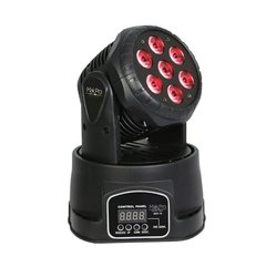 Moving Head Mini Wash Led 7X12W RGBW - FIK/I