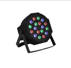 Par Led Mini Slim 18X3W Rgb Com Efeito Estrobo BS - FIK/I-MKP-1803