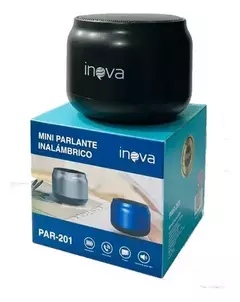 Parlante Mini Inalambrico Bluetooth Escritorio Inova Color Negro - comprar online