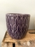 MACETA DE CERÁMICA PURPLE HOJITAS en internet