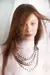 Collar triple plateado - comprar online