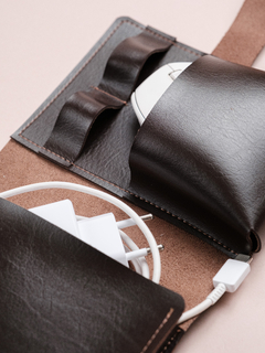 Case para Mouse e Carregador - Café - Encaixotamor
