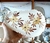 Bandeja Gota Flores Marron - comprar online