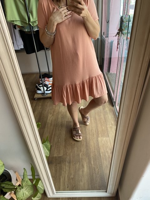 Vestido Chanel Lino CON FALDON