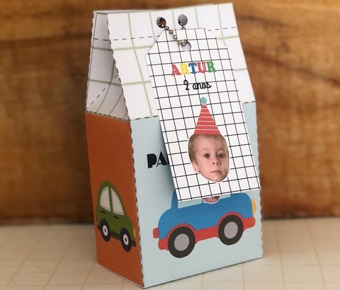 Caixinha Milk com Tag - 10 Unidades