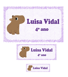 Etiquetas Escolares - Mimos Festas 