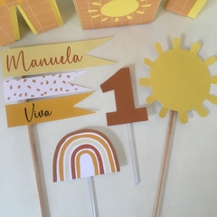 Topo de Bolo Primeira Volta ao Sol