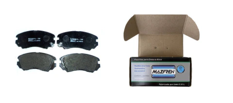 Pastilla de Freno KIA Sportage 4WD 2.0- 2.7 16 V CRDi 04/ delantera (Ub833)