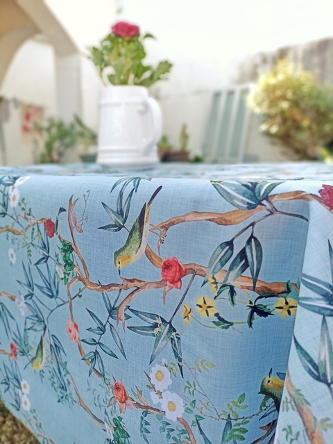 Mantel Minerva Celeste