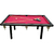 POOL PROFESIONAL NEGRO PAÑO ROJO(REFUERZO ALUMINIO) (COMBO) - Juegos LPR