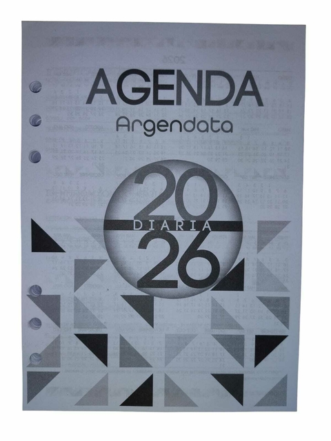Repuesto Agenda 2026 Argendata N8 Dia Por Pagina 22, X 16 cm - comprar online