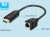 Adaptador BALUN extensor conversor Hdmi Cable Red Ethernet 60 Mts - Compugatti
