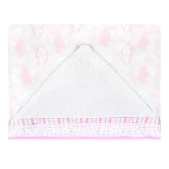 TOALHA FRALDA ESTAMPADA COM CAPUZ - Ref: 04123313010003