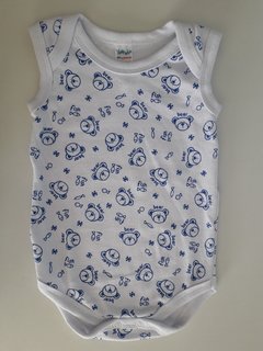 BODY MASCULINO ESTAMPADO - Ref: 2108A
