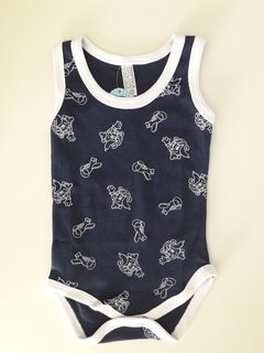 BODY MASCULINO ESTAMPADO - Ref: 2108A