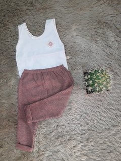 SAÍDA DE MATERNIDADE FEMININA ROSÉ - Ref: 3584 na internet