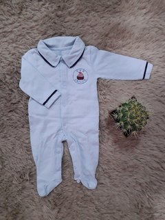 SAÍDA DE MATERNIDADE MASCULINA AZUL BEBÊ - Ref: 234 - comprar online