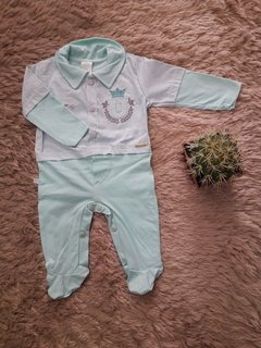 SAÍDA DE MATERNIDADE MASCULINA VERDE - Ref: 3528 - comprar online
