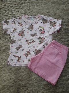 PIJAMA FEMININO CACHORRINHO - Ref: 622B