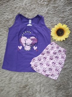 PIJAMA FEMININO GATINHOS - Ref: 605B