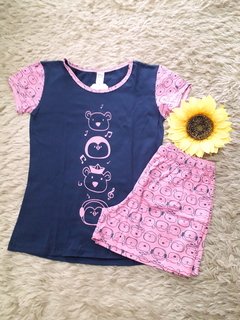PIJAMA FEMININO ESTAMPADO  - Ref: 690B