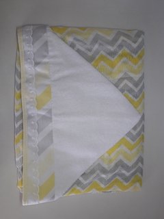 TOALHA FRALDA ESTAMPADA COM CAPUZ - Ref: 04123313010003