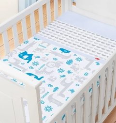 JOGO DE LENÇOL PARA BERÇO AMERICANO FISHER PRICE