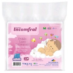 FRALDA DE LUXO ESTAMPADA INCOMFRAL 70X70 - Ref: 27607/28741 na internet