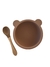 Set bowl de silicona con base antideslizante y cuchara osito en internet