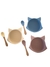 Set bowl silicona con base antideslizante y cuchara zorrito - comprar online