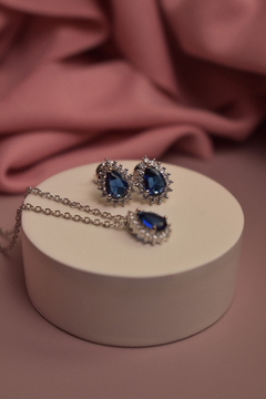 Conjunto Safira Elos Portugueses Gota