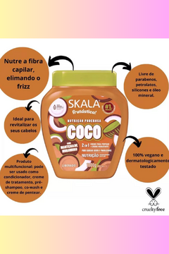 Mascara Capilar Vegana Coco Skala 1kg