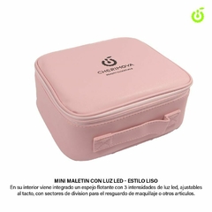 Mini maletin + espejo con luz led cherimoya - comprar online