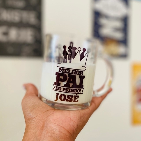 Caneca Vidro dia dos pais