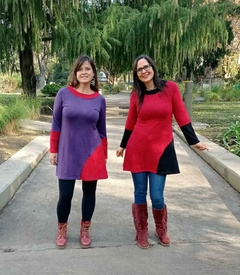 vestidos circulo de lanilla - comprar online