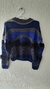Blusa Tricot Azul Etnico (cod.2020) - Filare Tricot - comprar online