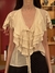 Blusa con volados - comprar online